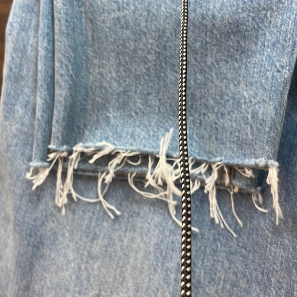 NEW RE/DONE 70s Ultra High Rise Stove Pipe Button Fly Jeans Size 32 - Picture 15 of 16